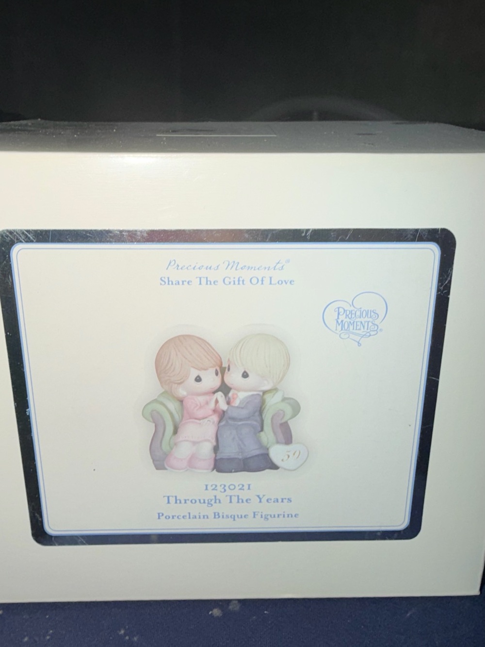 NIB Precious Moments "Through The Years" 50th Anniversary Figurine 123021